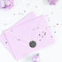 Grey Mustard Pink Christmas Stickers, 500 Modern Holiday Labels, 1.5" Winter Envelope Seals with 8 Festive Designs