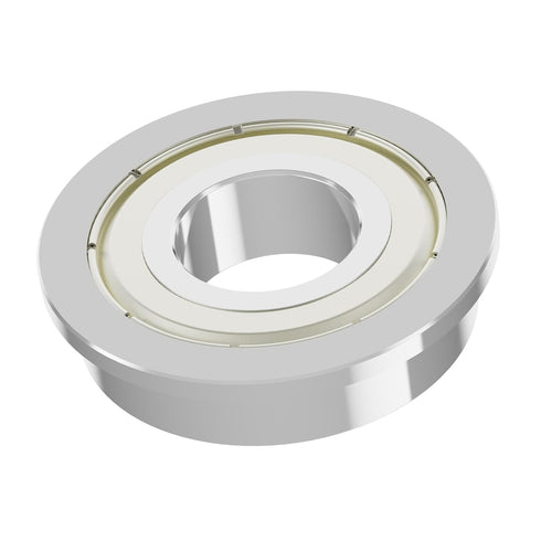 F693ZZ 10PCS Flange Ball Bearing, 3×8×4mm Double Metal Shielded for Industrial Machine, Power Tools