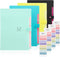 SKYDUE Expanding File Folder with 32 Labels, 5 Pockets A4 Letter Size Accordion Folder Paper Organizer for School and