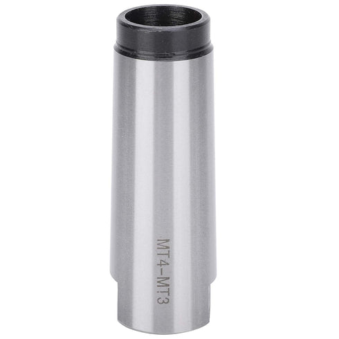Jeanoko Middle Morse Taper Drill Sleeve, High Speed Steel MT4 to MT3 Reducer for Lathe Milling