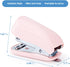 Stapler with Staples and Staple Remover Set, 20-50 Sheets Capacity, Desk Stapler (Pink, 20 Sheet)