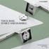 2 Pack, B3008CH-P2 KOKOSIRI Hand Towel Bar Chrome Bathroom Towel Rail Holder Kitchen Paper Holder Wall Mounted Toilet