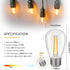S14 Replacement LED Light Bulbs, Shatterproof & Waterproof 2W S14 LED Bulbs, Outdoor String Lights , E26 Base Patio Edison LED Light Bulbs, Warm White 2200K Plastic 150ML Non-Dimmable 15 Pack by Austin Coast