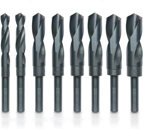 10005 Jumbo Silver & Deming Drill Bit Set, 8 Piece, 1/2" Inch Shank
