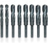 10005 Jumbo Silver & Deming Drill Bit Set, 8 Piece, 1/2" Inch Shank