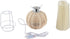 SPYMINNPOO Small Vintage Pleated Table Lamp Elegant Nightstand Mini Lamp for Bedroom Living Room Side Table Retro