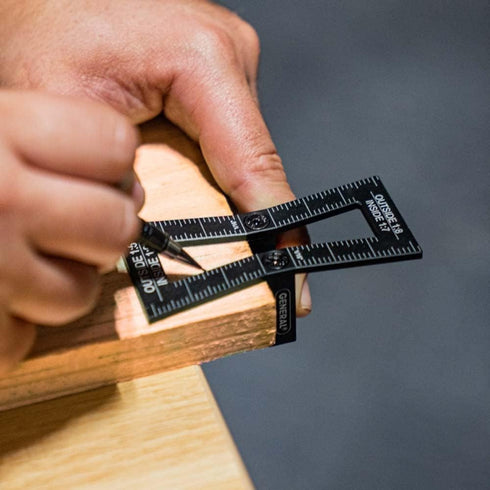 General Tools Woodworking Dovetail Marker Jig #47, Black, Accurate Guide for 1:5, 1:6, 1:8, 1:10 Slopes