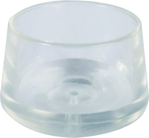 Shepherd 3/4" Round Non-Marking Rubber Slip-On Chair Leg Tips, Nonslip Protective Furniture