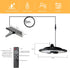 CREATESTAR 3000LM, Dimmable Solar Pendant UFO Light Gazebo Indoor Outdoor Motion Sensor Brightness Remote Control