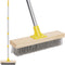 NICOFPHY Stainless Steel Deck Brushes for Scrubbing Heavy Duty, 60" Concrete Floor