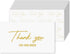 Package Inserts - Thank You For Your Order Business Note Cards, 100 Per Pack, 2 x 3.5” Thick Card Stock (Gold)