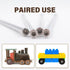 4 PCS Hollow Threaded Tube Stainless Steel 6 Inch Capillary Tube, Inner Threaded Rods, Metal Straight Pipe Fittings