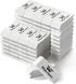 Mr. Pen 72 Pack White Pencil Erasers, Large Block Erasers for School, Rubber Erasers Bulk