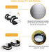 Universal TMKOOL 20 Pack Stainless Steel 1" Cable Rubber Cushioned Clamp, Insulated Metal Clamp for Tube or Pipe