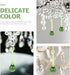 2pcs Wedding Decor Crystal Chandelier Hanging Crystal Icicle Pendant Chandelier Teardrop Prisms Drops Lamp Candle
