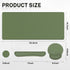 Britimes Set 4in1 35.4x15.7Inches Olive Green Keyboard Mouse Pad Large Mousepad+Keyboard Wrist Rest+Mouse Wrist