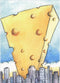 Sellers Publishing RSVP Large Block of Cheese: City Buildings Funny/Humorous Boss's Day Card