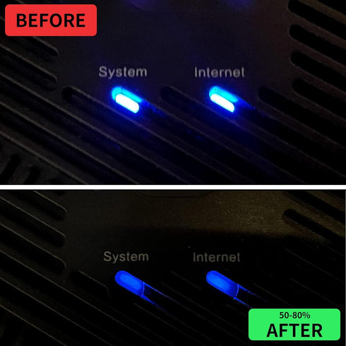Dimming Stickers,2 Black,50% Dimming Lights(Cut-50% Dimming JIEHENG Light Stickers,LED Cover Sheets White and of LED