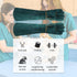 1 Pair Animal Handling Gloves, Bite Proof Leather Welding Gloves, 24.4in Reinforced with 2 Tweezers for Dog Training