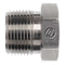 Brennan 5406-08-06 Steel Pipe Fitting, Bushing, 1/2-14 NPTF Male x 3/8-18 NPTF Female