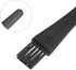 uxcell 2 Pcs Antistatic ESD Brush for Electronics, Portable Plastic Handle Nylon Lab Cleaning Brushes, 18x14mm Bristles