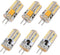 Welitesim 6pcs LED Bulb Bi-Pin Base Lights 3W AC/DC 12V Daylight White 6000K for Outdoor Lighting