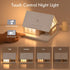SMARTERIOR 15W 3-Level Dimmable Night Light,House-Shaped Nightstand Light with Wireless Charger and White Noise