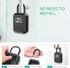 ORIA Upgraded Key Lock Box, 4 Digit Combination Lock Box with Shackle, Wall Mounted Weatherproof Key Safe