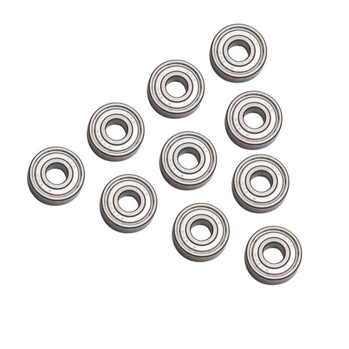 Yakamoz 10Pcs Router Bits Accessory Kit, Top Mounted Ball Bearings Guide for Router Bit Repairing, Inner Dia. 3/16”