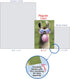The Best Card Company Birthday Greeting Card - 5 x 7 Inch Envelope, Bday Balloon Llama Design