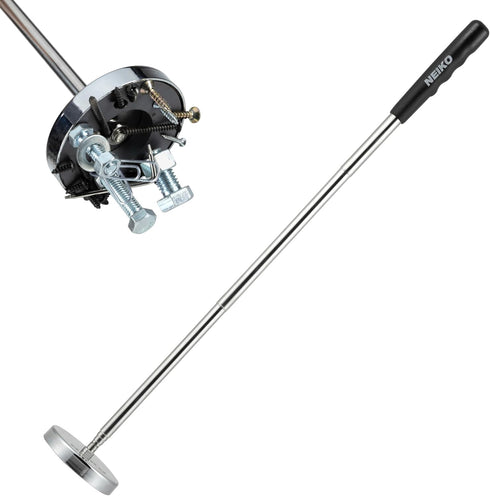 NEIKO 53426A 35LB Magnetic Pick Up Tool, Large Magnet with 3.3" Head, Extendable Sweeper up to 33.5 Inches