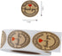 CHIMNE 1000PCS Stickers,1 Inch Packaging Hand Made with Love Small Round Thank You Red Heart Baking Stickers Label