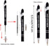 PASISIBICK 12 Pieces Snarky Motivational Quotes Ballpoint Pens, Black Ink, Office Encouraging Scriptures (12 Color)