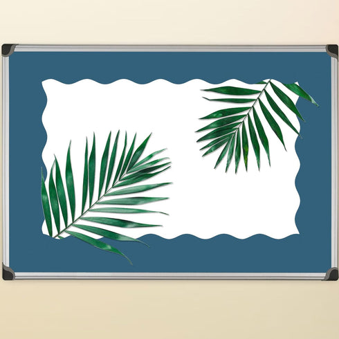 Slate Blue Scalloped Border Trim Bulletin Board for Classroom 52ft