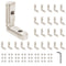 24pcs Seekliny 3030 Aluminum Extrusion Connector Corner Bracket, Joining 3030 Hardware T-Slotted Accessories with