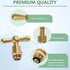 setPK1100 A Premium Brass Globe Valve Stem & Bonnet for Arrowhead Hose Bibs, Boiler Drains & Sill Faucets - Durable