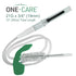 21Ga 3/4", 12'' 100 Sets, 5052 ONE-CARE x Lab Dispensing Accessories for Measuring, Butterfly, Tube. Hldr, Ergo-Shield