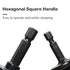 HVAC Repair Tool, 5-in-1 Air Conditioning Copper Pipe Expansion Swaging Drill Bit Set with Five Sizes of Drill Bits