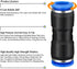 WAFJAMF Straight Push to Connect Fitting,12mm Tube OD Quick Release Pneumatic Connectors, Air Line Hose Pipe Fittings Kit Connector PU-12(10 Pcs) by WAFJAMF