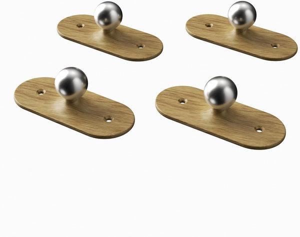 4PC Magnetic Replacement Base for Wall Lights, 360 Rotating Universal Wall Sconces