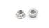 20 Pieces M8 Flange Nuts, binifiMux M8-1.25mm Serrated Hex Flange Lock Nuts, 304 Stainless Steel, Plain Finish