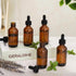 June Fox 2oz Glass Dropper Bottle, 40 Pack Amber Bottles with Glass Droppers for Essential Oils