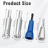 4 Pcs Wire Twister Tool for Drill, Wire Nut Twister and Stripper Tool Connector Driver with 1/4" Chuck
