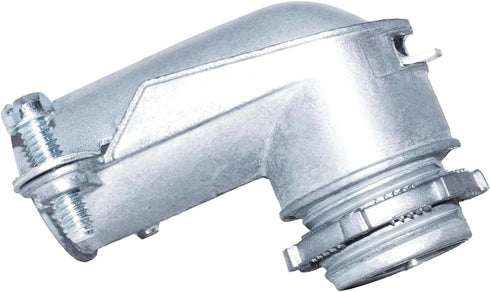 49804 AC/MC/Flex 90-Degree Squeeze Connector Conduit Fitting, 1/2-Inch by ProConnex, 1-Pack