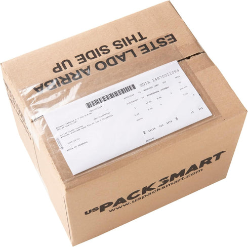 USPACKSMART Clear Packing List Shipping Label Envelopes | 200 Units | 6"x9" | Heavy Duty Adhesive