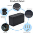 Junction Box IP65 Waterproof ABS Plastic Electrical Project Case, Project Box with 4 PCS M16 Cable Glands, 7.87 x 4.72