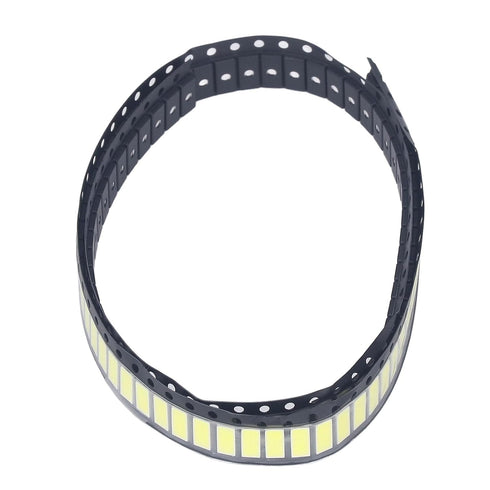 200Pcs, 6000-6500K 6V SMD LED Light Bead LCD TV Backlight Bead White Gold Wire Copper Bracket for Panel Lamp
