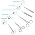 Suture Practice Kit for Medical Students, Silicone Pad for Surgical Stitches Training, Vet Nursing Supplies