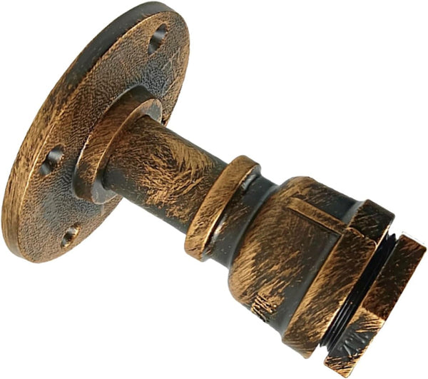 LIFKOME Vintage Industrial Wall Sconce Retro Bedside Wall Lamp Rust Iron Pipe Design
