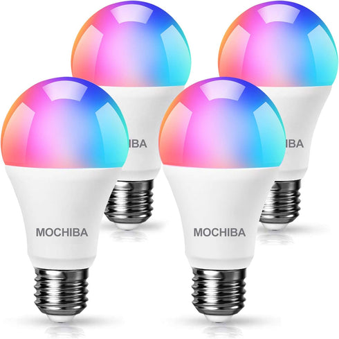 Mochiba Smart WiFi LED Light Bulbs Compatible with Alexa and Google Home Assistant